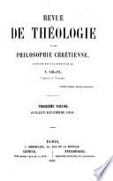 Revue de théologie et de philosophie chrétienne