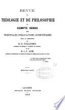 Revue de théologie et de philosophie