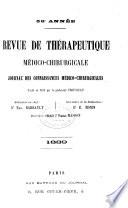 Revue de thérapeutique médico-chirurgicale