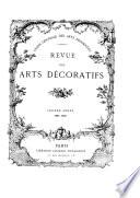 Revue des arts décoratifs