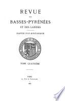 Revue des Basses-Pyrénées et des Landes
