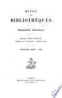 Revue des bibliothèques