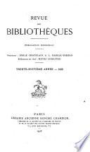 Revue des bibliothèques