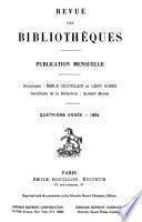 Revue des bibliothèques