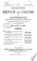 Revue des cours et conférences