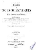 Revue des cours scientifiques de la France et de l'étranger