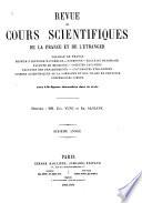 Revue des cours scientifiques de la France et de l'étranger