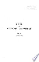 Revue des cultures coloniales