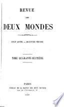 Revue des deux mondes