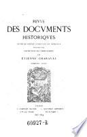 Revue des documents historiques