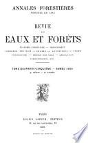 Revue des eaux et forêts