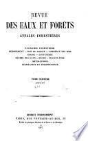 Revue des eaux et forêts