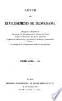 Revue des établissements de bienfaisance et d'assistance