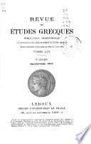 Revue des études grecques
