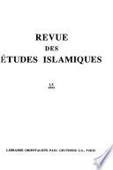 Revue des études islamiques