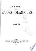 Revue des études islamiques