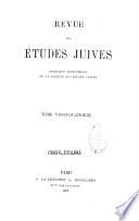Revue des études juives