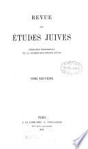Revue des études juives