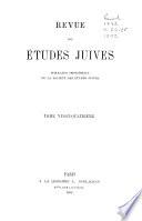 Revue des études juives