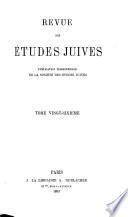 Revue des études juives