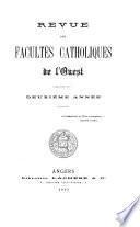 Revue des facultés catholiques de l'ouest