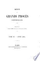 Revue des grands procès contemporains