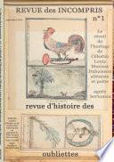 Revue des incompris revue d'histoire des oubliettes