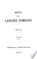 Revue des langues romanes