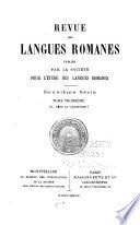 Revue des langues romanes