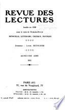 Revue des lectures