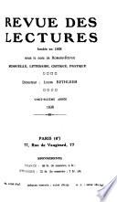 Revue des lectures