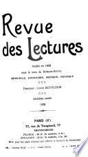 Revue des lectures