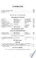 Revue des livres et du théatre