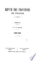 Revue des provinces de France