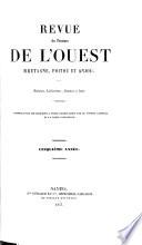 Revue des provinces de l'ouest, Bretagne et Poitou