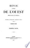 Revue des provinces de l'ouest, Bretagne et Poitou