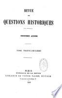 Revue des questions historiques