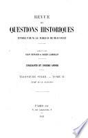 Revue des questions historiques