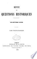 Revue des questions historiques
