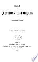Revue des questions historiques