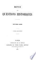 Revue des questions historiques