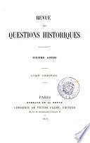 Revue des questions historiques