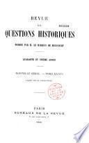 Revue des questions historiques