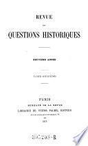 Revue des questions historiques