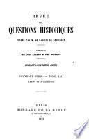 Revue des questions historiques