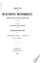 Revue des questions historiques