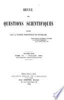 Revue des questions scientifiques
