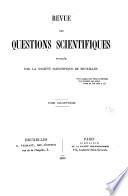 Revue des questions scientifiques
