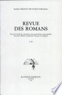 Revue des Romans