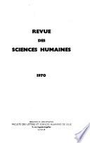Revue des sciences humaines